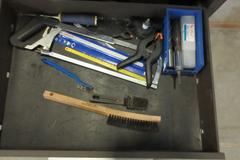 Kennedy 19-Drawer Rolling Tool Chest with Top and Bottom Units, Side Shelf and Contents