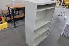 Tennsco Metal Book Shelf with 3 Adjustable Shelves