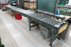 Hytrol 22" x 25' Powered Roller Conveyor System with Foot Pedal, (2) 10' Sections and (1) 5' Section