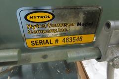 Hytrol 22" x 25' Powered Roller Conveyor System with Foot Pedal, (2) 10' Sections and (1) 5' Section