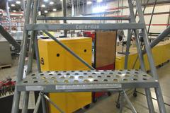Cotterman 8-Step Rolling Stairs, 80" Maximum Height