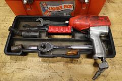 Snap-On 1/2" Pneumatic Impact Wrench w/ Sockets & Tool Box