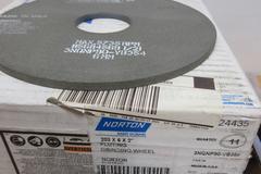 Norton Large Assortment Of Grinding Wheels & Falcon Cutoff Wheels