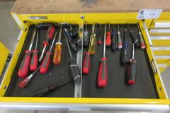 Kennedy 15-Drawer Locking Tool Chest, Portable with Keys and Contents