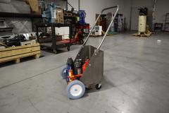 Assorted Hydraulic Bottle Jacks 2-12 Ton Capacity (9) w/ Rolling Cart