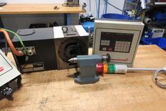 ATS Systems RT160 Rotary Indexer w/ (2) Accu-Smart 65 Controllers & Cables & More