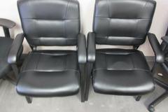 Rolling Adjustable Desk Chairs (2), and Side Chairs (2)