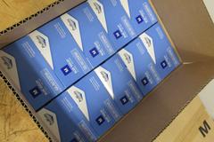 Proworks GL-N125FM Nitrile Exam Gloves, Size Medium, (2) Boxes Full, (10) Packs per Box