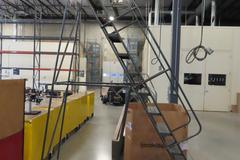 Gillis 12-Step Rolling Stairs, 10' High