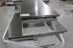 Haas Front Shelving Unit, With Writing Table & Sliding Drawer Storage Tray (21)