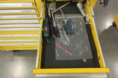 Kennedy 15-Drawer Locking Tool Chest, Portable with Keys and Contents