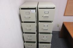 Hon Vertical 4 Drawer Metal Files Cabinets