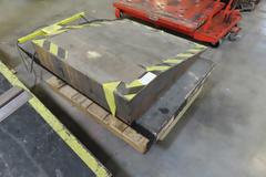 Globe International AA-2-36, 32" x 58" Scissor Table, 2000 LBS Lifting Capacity, Remote Foot Switch, Transition Ramp