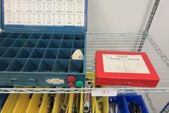 Hand Tools, Large Assortment including Socket Set, Rachet Wrenches, Clamp, Tap Wrenches, Drill Chucks, O-Ring Kit and MORE on 6-Shelf 48" x 18" x 78" Metal Wire Rolling Cart