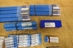 Carbide Drills Various Brands and Sizes, Reamers and Taps