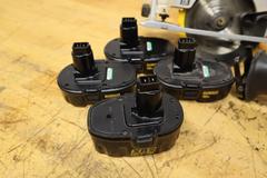 DeWALT 18V Cordless Power Tools - Circular Saw, Sawzall, 1/2" Drills, 1/4" Impact & Batteries 