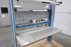 IAC Industries Work Station with  Grounding Cable, Overhead Work Light, Power Strip