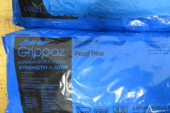 PPE Items, (7pks) Grippaz L Nitrile Gloves, Kevlar Work Sleeves, Assorted Work Gloves, Clean Room Caps, (6prs) +1.25 Safety Glassees