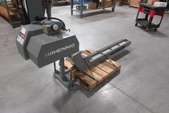 Hennig Chip Conveyor W/ Variable Speed Control - Custom Made For E32 Citizen Machine