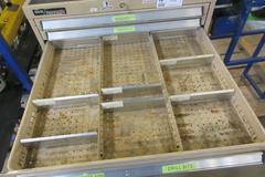 Kennedy 10-Drawer Portable Storage Cabinet with Key