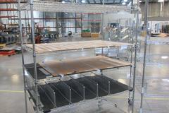 Uline Rolling Metal Wire Carts, (2) - 58" x 36" x 102" & 71" x 36" x 69"