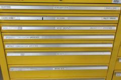 Kennedy 15-Drawer Locking Tool Chest, Portable with Keys and Contents