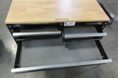 Husky 3-Drawer Rolling Tool Chest with Butcher Block Top