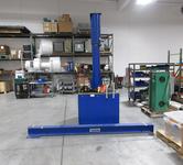 Vestil Portable Swivelng Jib Crane, 500 Lb Capacity with CM Shopstar 500# Electric Chain Hoist, Weighted Jib Base