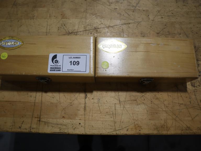 Chatillon Force Gages: DPP-10 and DPP-25 10Lb and 25Lb Capacities, Dial Type, In wood cases