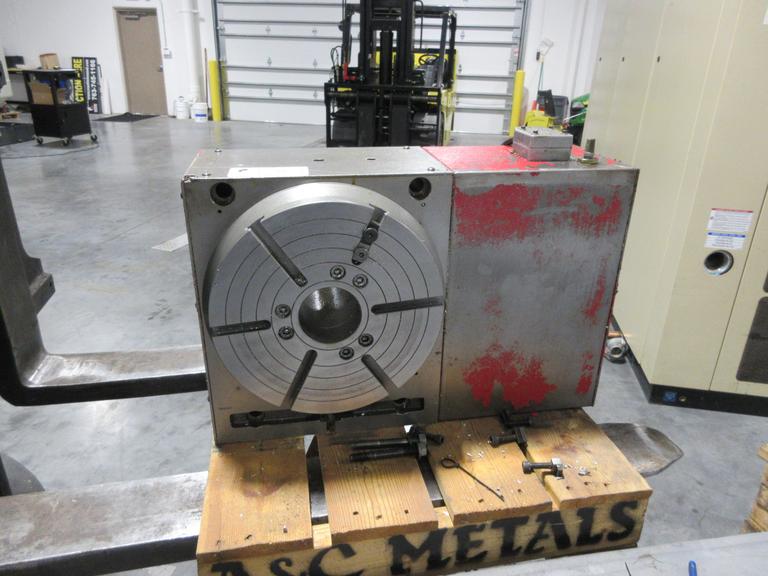 Haas HRT-310 Programmable Rotary Table 12.2" Platen, Brushless Sigma 1 Drive Motor, Air Brake, Cables and Connectors
