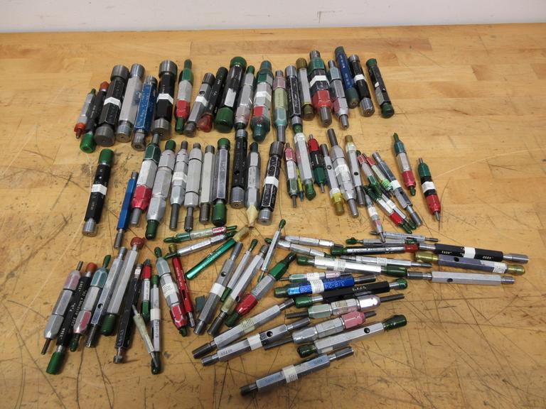 Threaded ID Go/No-Go Gauges, Standard SAE Sizes from 2/56 - 1-1/8"