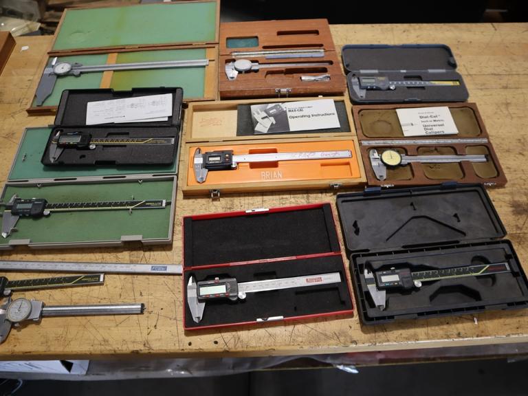 Verneer Calipers Assorted Digital and Dial Type