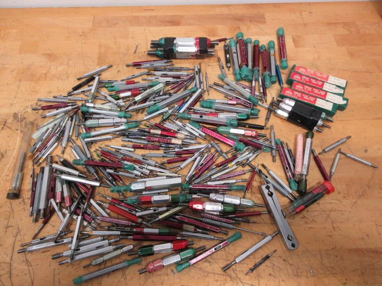 Threaded ID Go/No-Go Gauges, Standard SAE Sizes from 1/72 - 9/16"