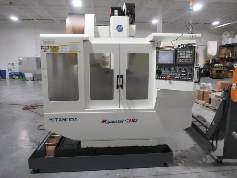 Kitamura 3Xi CNC Vertical Machining Center, 29.92" x 17.91" x 18.11", CT40, 10k RPM, 30 ATC, Fanuc 16i-M