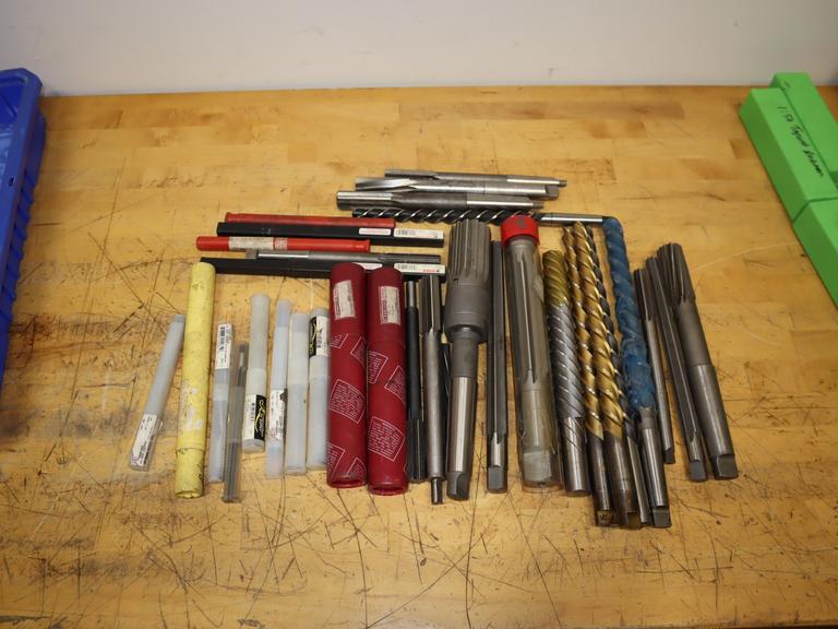 HSS Assorted Reamers - Straight & Spiral Flute, Tapered. 1/2" - 1-1/2"