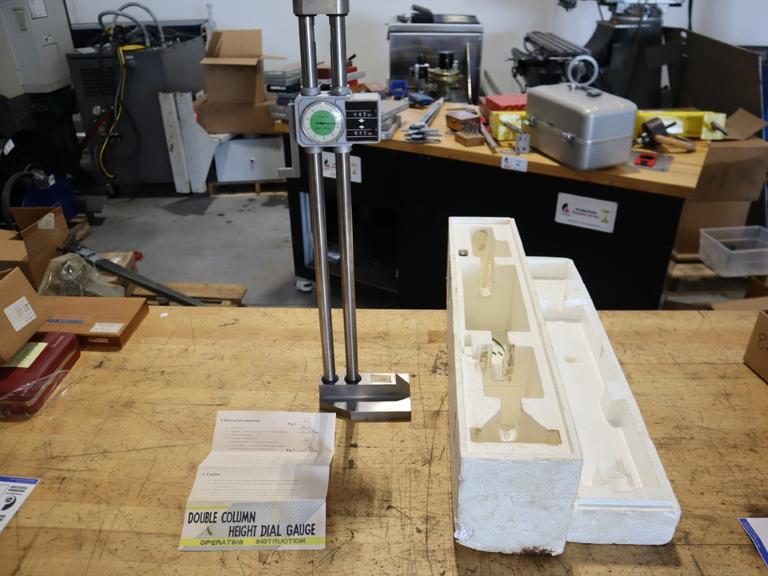 Height Gauge, 18" Double Column Dial Type, .001" Res