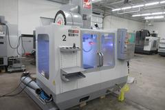 Haas VF-2 CNC Vertical Machining Center, Probing, 2-Speed Gear Box, 24 ATC, 4th Axis Drive, High Speed Machining