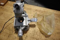 Mitutoyo ToolMakers Microscope, 2X Lens, 15X Eyepiece Lens, Micrometer Stage Adjusts, Illumination