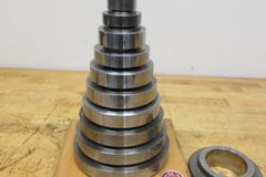 Size Control Co. Mikemaster .500"- 6.000" Tree Setting Standard 1/2" Increments on Stand with Sheffield 2.5001 Master Ring Guage