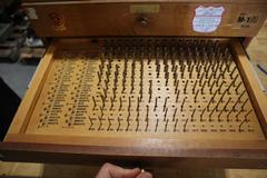 Meyer Pin / Plug Gages in Wood Cabinet: M1 Plus, M15 Plus, M2 Plus, M-25 PLus