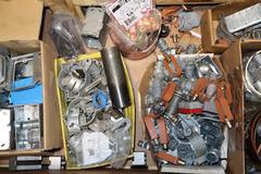 Large Assortment of Electrical / Electrician Hardware – Boxes, Connectors, Terminals, Straps & More