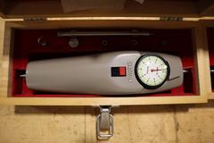 Chatillon Force Gages: DPP-10 and DPP-25 10Lb and 25Lb Capacities, Dial Type, In wood cases