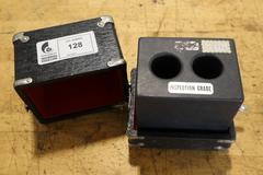 Micro-Flat Precision Granite Block 6" x 4.5" x 6" High with (2) 2.75" Diameter Holes, Protective Case