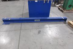 Vestil Portable Swivelng Jib Crane, 500 Lb Capacity with CM Shopstar 500# Electric Chain Hoist, Weighted Jib Base