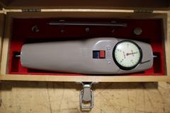Chatillon Force Gages: DPP-10 and DPP-25 10Lb and 25Lb Capacities, Dial Type, In wood cases