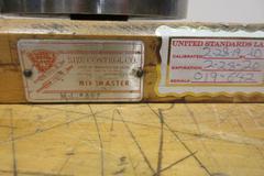 Size Control Co. Mikemaster .500"- 6.000" Tree Setting Standard 1/2" Increments on Stand with Sheffield 2.5001 Master Ring Guage