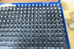 Van Keuren Co. Gear Measuring Wire Set and M-1 Plus (China) Pin Gauge Set .061-.250"