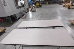 Folding Tables (2) Particle Board/Laminate Tops