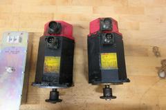 Fanuc Model OS Servo Motors (2), T3 A40L-0001-0191 Transformer (1), Removed Working from Miyano Ocean CNC Lathe