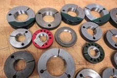 Ring ID Thread Gauges, Mostly Standard Sizes 1-1/4" Thru 2-3/4"", Brands DoAll, Alameda, Godwin